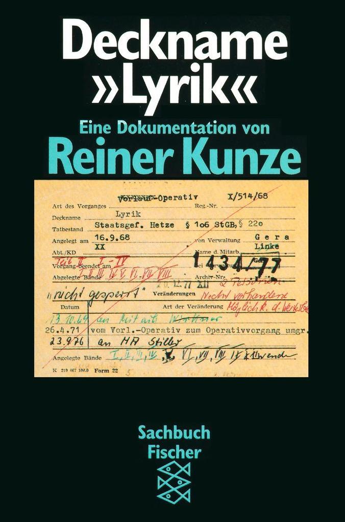 Thumbnail - Deckname »lyrik« | Reiner Kunze | 2018 | Deutsch