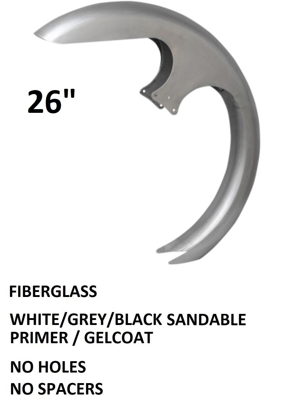 26 FL WRAP FRONT FENDER HARLEY TOURING BAGGER ELECTRA ULTRA ROAD STRE