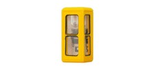 BRAWA 4563 Scale N Modern Yellow Telephone Booth With Light