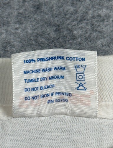 Vintage Single Stitch Excalibur White Shirt Boxy Large 1980's Sof Tee Las Vegas - Picture 5 of 13