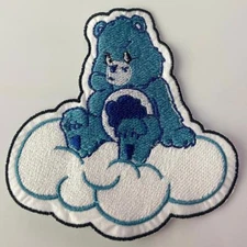 Bedtime Bear Care Bear Iron On Embroidery Patch
