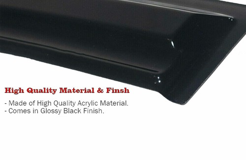 For Lexus GS350 GS450h 2013+ JDM Mugen Style Window Visor Rain Guard Deflector - Picture 7 of 10