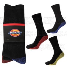 3-15 Pairs Men's Dickies BIG FOOT Assorted Industrial Crew Work Socks 11-13 LOT