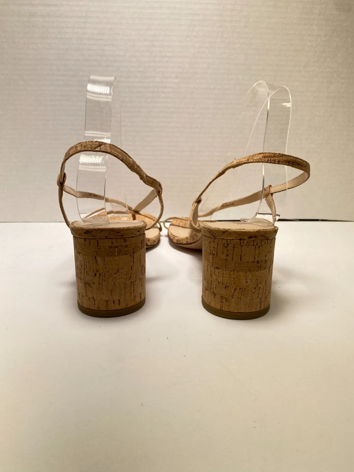 Pelle Moda Womens Francis Strap Cork Sling back Sandal Sz 11 - Image 4 of 4