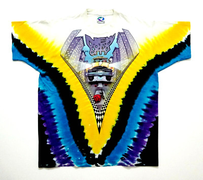 Grateful Dead Shirt T Shirt Vintage 1995 MSG New York City Taxi 1990 NYC GDM XL