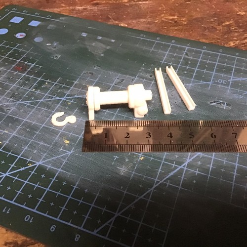 SMALL HYDRAULIC WINCH KIT FOR 1/25 1/24 SCALE MODEL SEMI TRUCK - Picture 4 of 5