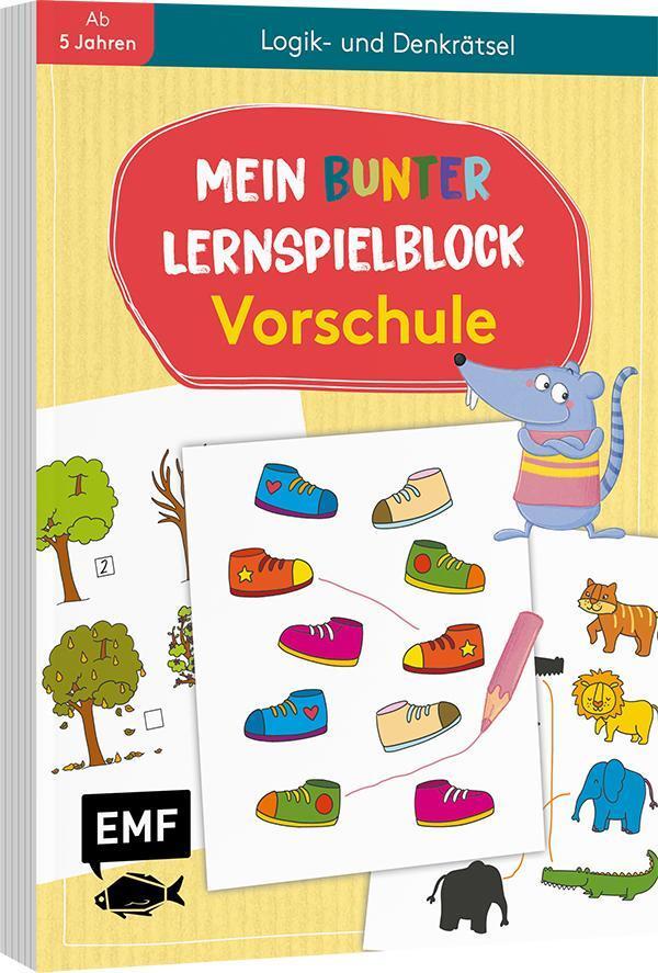 Thumbnail - Mein Bunter Lernspielblock - Vorschule: Logik- Und Denkrätsel Sandy