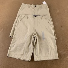 The Children  s Place Girls Size 12 Sandy 2 Pack Uniform Chino Shorts NWT Flaw