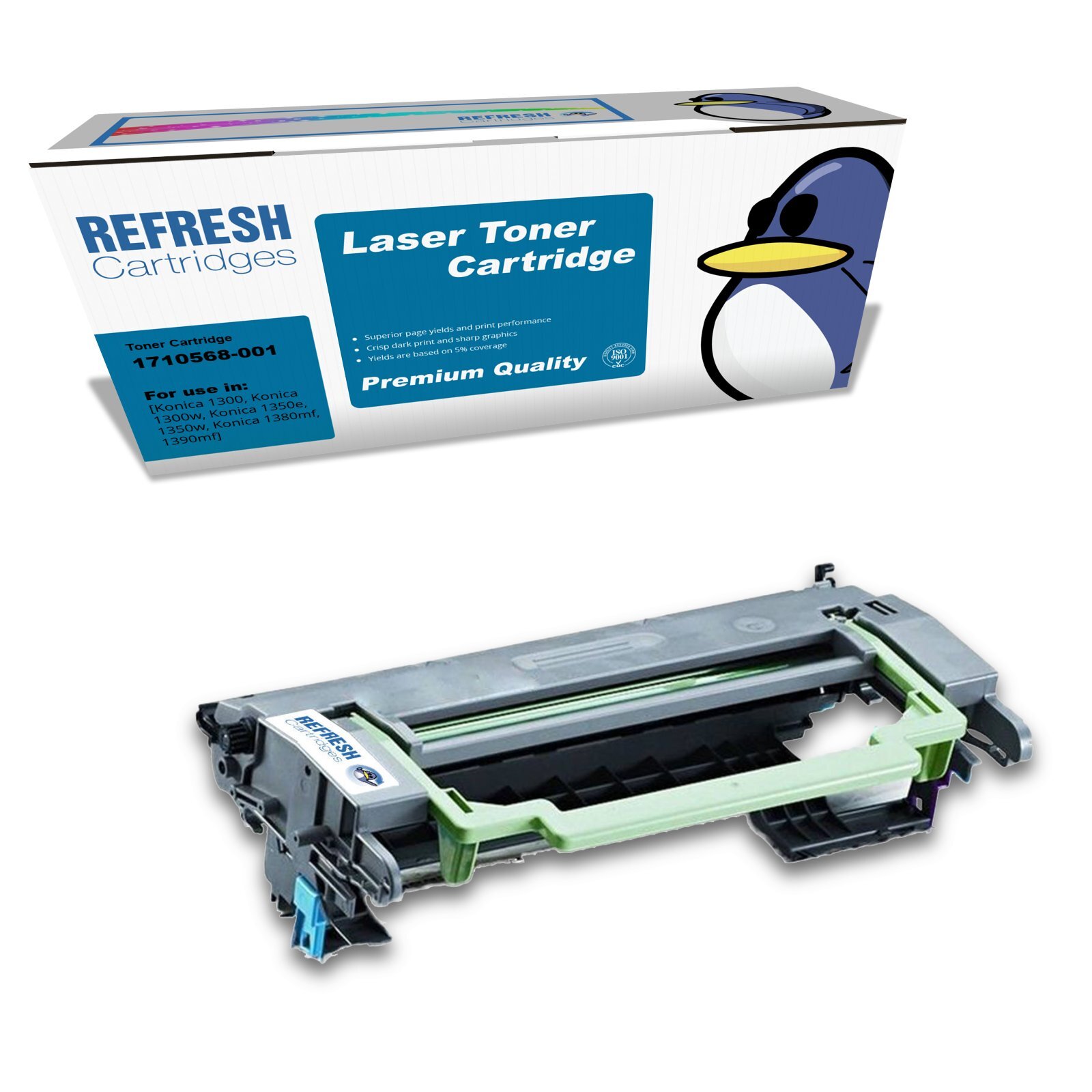 Refresh Cartridges Black Drum 1710568-001 Compatible With Konica Minolta Printer