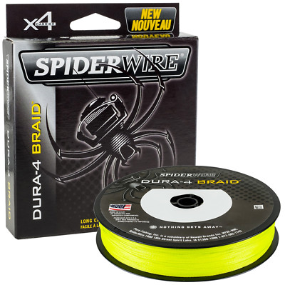 SpiderWire Dura 4 Yellow - Gelb  - 0,35mm 35kg - 300m geflochtene Angelschnur