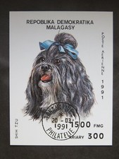 Madagaskar Malagaski 1994 Mi-Nr MG BL157 Psy Psy Niezębiony Miniarkusz