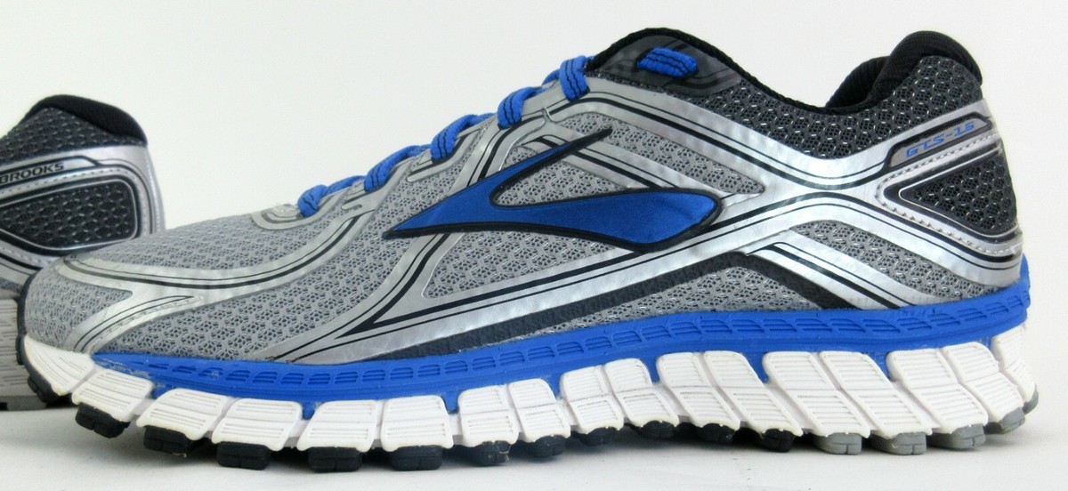 Mens Brooks Adrenaline GTS 16 Running Shoes 8 B Narrow Fits 