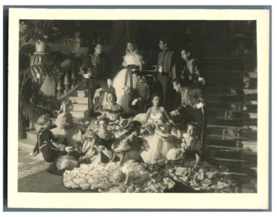 Vintage Silver Print Dance Evening.  Circa 1950 9x12 Silver Print