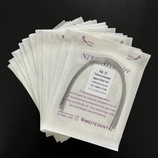 10 Packs Dental Orthodontic Thermal Activated Niti Arch Wires Rectangular Ovoid
