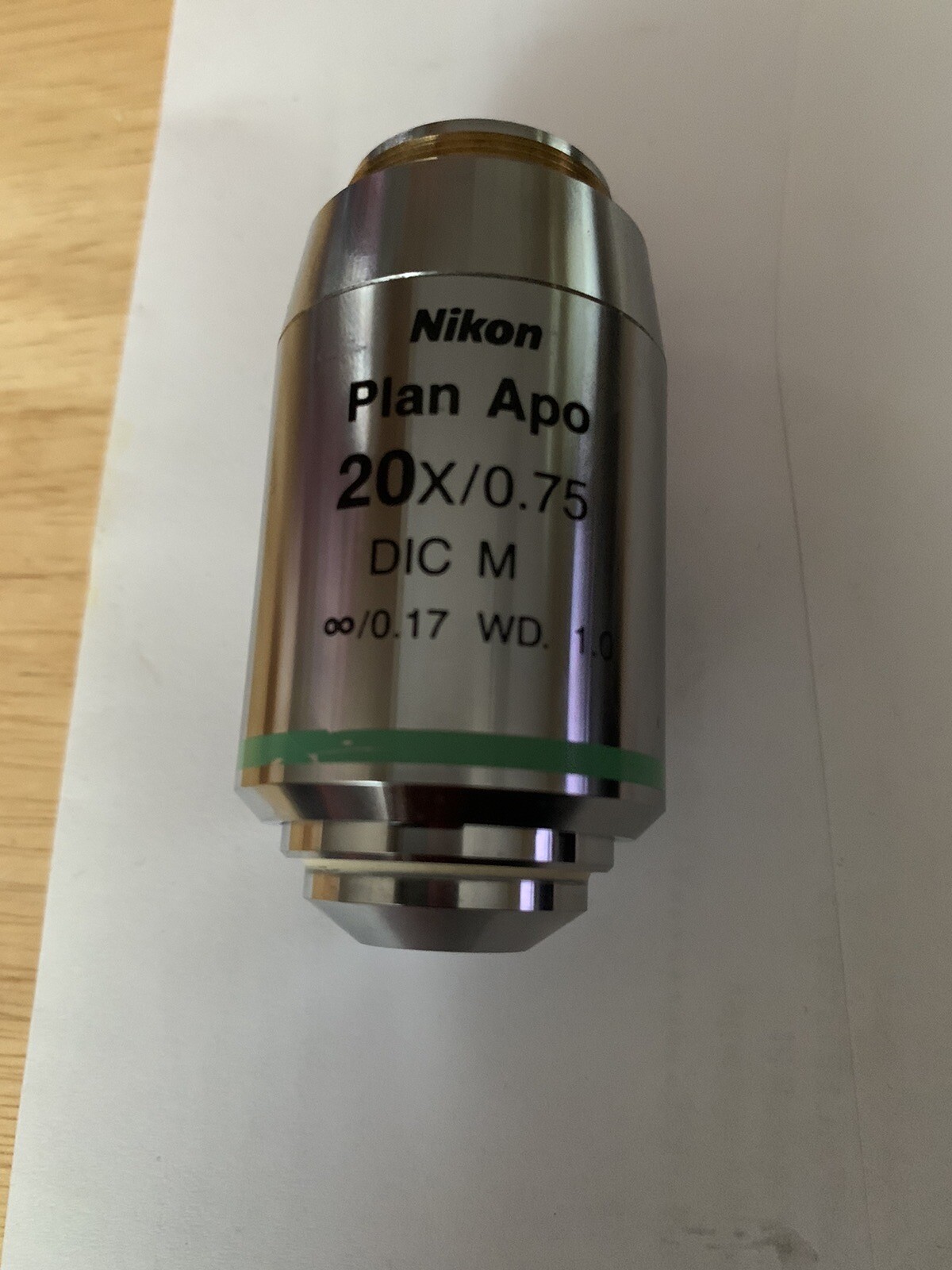 NIKON PLAN APO 20X/.75 1.0 WD MICROSCOPE OBJECTIVE DIC N2 | eBay