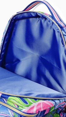 Lilly Pulitzer- Sport Backpack- Beleaf in Yourself- Blue  display picture 2