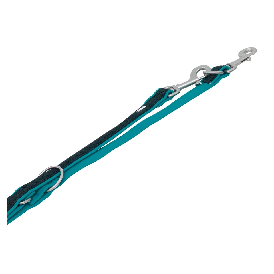 Nobby Führleine Mesh Preno türkis für Hunde Neoprenrobust Alltagstauglich