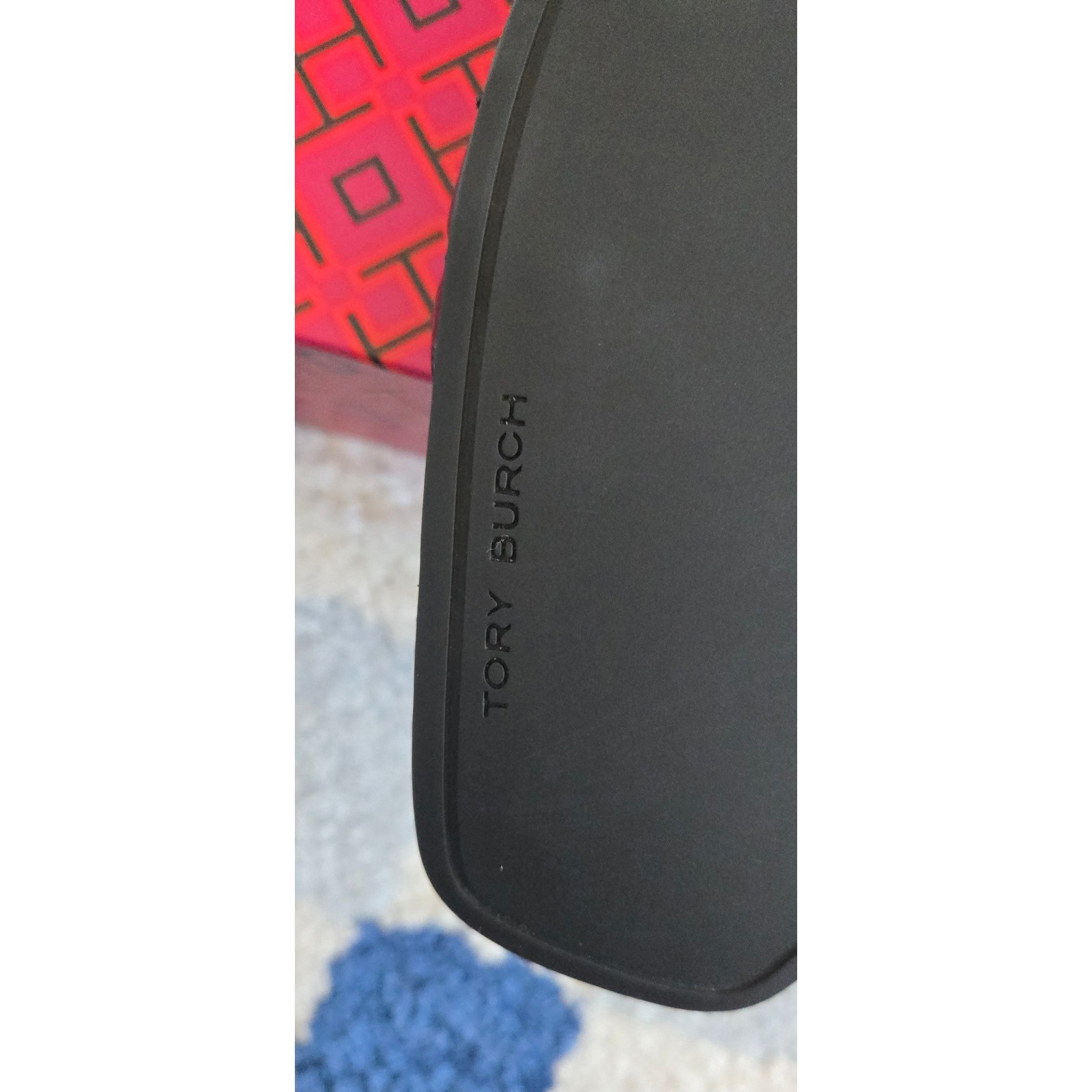 Tory Burch Georgia Quilted Ballet Flats Tory Navy Patent Leather 157447 Size 11 thumbnail 4