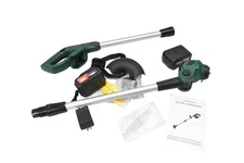 Xbzzgmg Cordless Grass Trimmer 21V 4.0Ah Weed Wacker Edger YZ-225TB Kit Blades