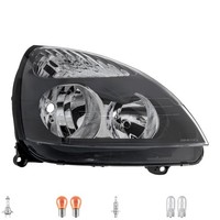 Scheinwerfer Rechts Halogen H1 Chrom FüR Renault Clio II Kasten Inklusive Lampen