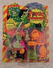 Vintage 1991 Toxic Crusaders Psycho by Playmates MOC unpunched