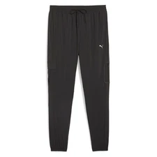 PUMA Flex Woven Cargo Pants Mens Black Casual Athletic Bottoms 52566301