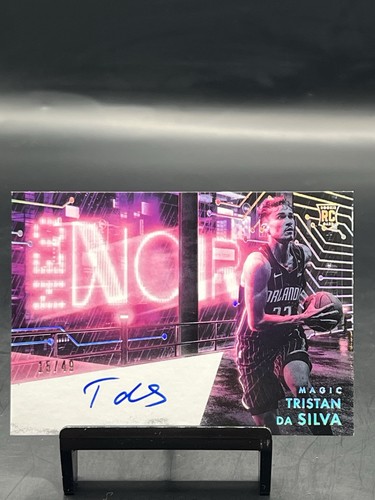 2024-25 Panini Noir Basketball Tristan da Silva Rookie NEONoir Auto Orlando /49 - Bild 6 von 12