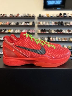 Nike Kobe 6 Protro Low Reverse Grinch Men’s Size 10 Brand New FV4921-600 Red - image 1 of 4