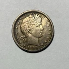 1893 Barber Quarter Choice VF++ With Original Color