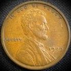 1909-P VDB Lincoln Wheat Cent Penny AU About Uncirculated First Year Of Type