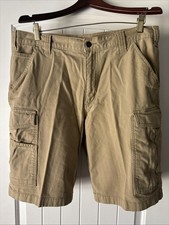 CARHARTT Men  s Relaxed Fit Cotton/Elastane 6-Pocket Cargo Shorts 36W