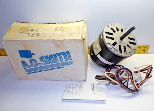 New A.O. SMITH 1/3 HP Condenser Fan Motor 115V 825 RPM 1Ø 48Y Frame F48D62A01