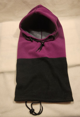 3 in 1 Winter Balaclava with Hat Mask Neck Warmer Polar Fleece