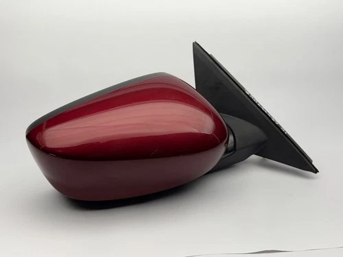 2010-12 Honda Accord Crosstour Passenger Right Mirror heated memory power Red