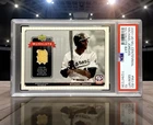 MICHAEL JORDAN 2001 UPPER DECK CENTENNIAL MJ SALUTE BAT GAME USED #MJ-B2 PSA 10