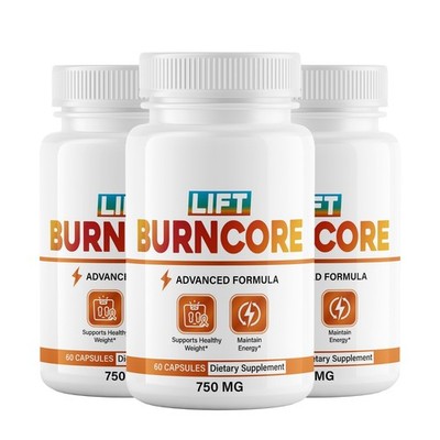(3 Pack) Lift BurnCore Lift Burn Core Capsules for Advanced Weight Fat Loss