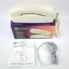 Vintage Southwestern Bell Freedom Phone FC2556AM Sleekline Almond w/ Box VGC