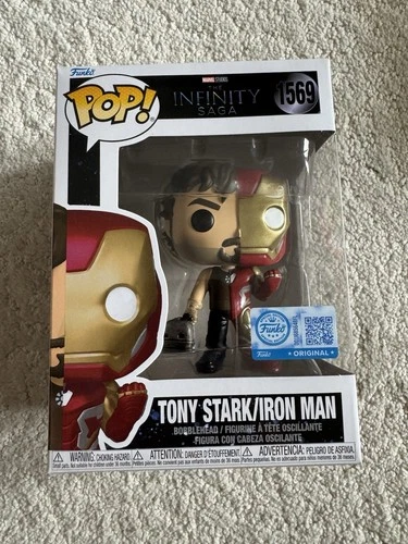 Funko Pop! Tony Stark/Iron Man #1569 W/Protector
