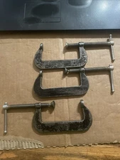 Cincinnati Tool Co. Clamp Model No. 55 super Jr. 3” Clamps Lot of 3