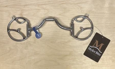 Myler Sweet Iron Ported Barrel Western Dee with 2 Hooks Bit - 5"  MB33