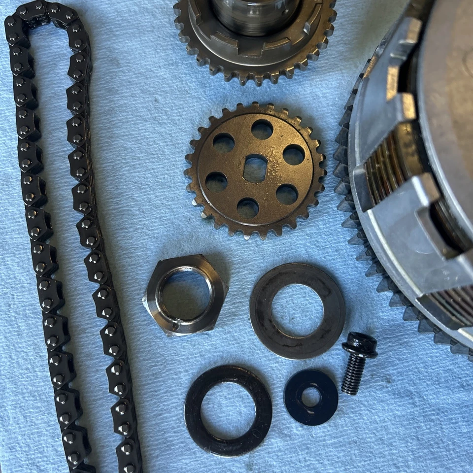 1999 - 2007 Honda VT600C Shadow 600 VLX Deluxe Clutch Basket With Plates Assm - Image 3 of 4