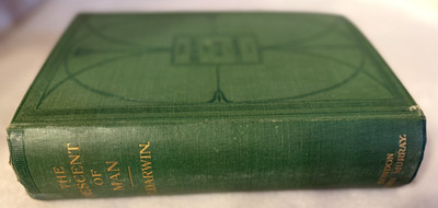 THE DESCENT OF MAN Charles Darwin HC Good 1906 antique evolution science