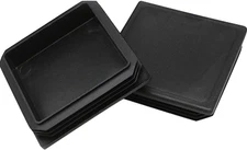 4" Square Tubing End Caps, Plastic Square Plugs 100 Mm X 100 Mm for Chair Glide 