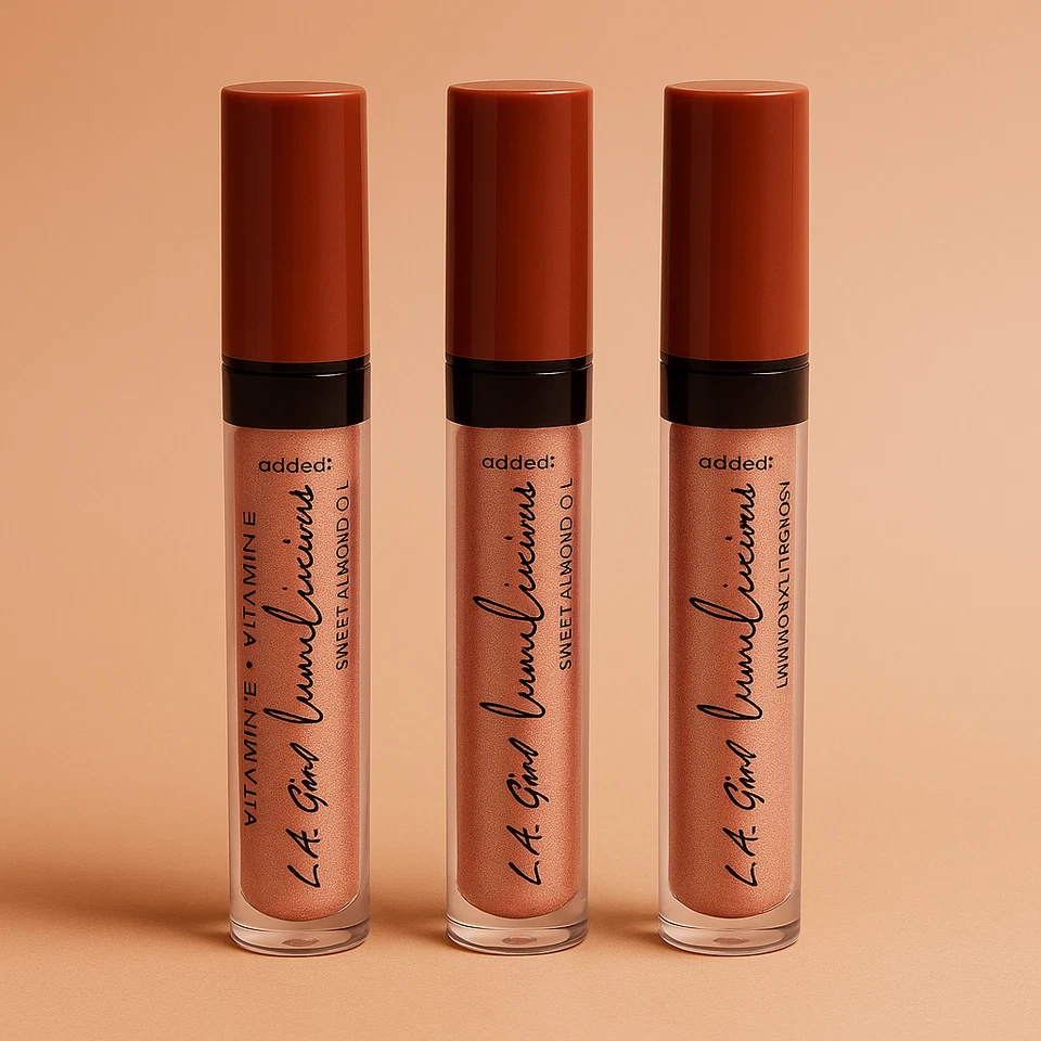 Lote de 3 LA Girl Lumilicious Luminoso Brillo Labial TÚ ELIGES Sellado Foto 2 de 4