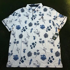 4 Aces EXTRACURRICULAR Golf Mushroom Polo Shirt NEW XL Logo NWT