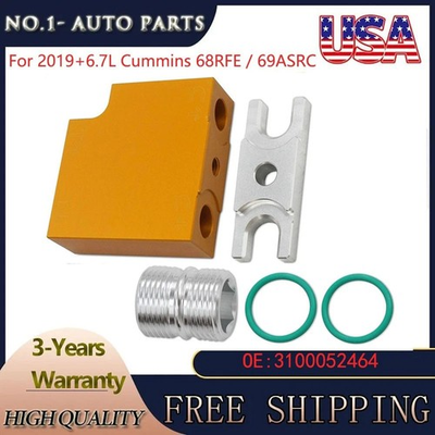 #ad ATS Thermal Bypass Valve w Billet Coupler For 2019 6.7L Cummins 68RFE 69ASRC $43.48