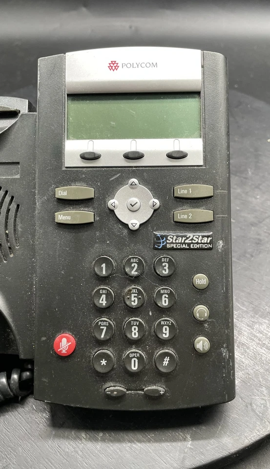 Офисные телефоны Polycom IP 335 и AT&T проводной дисплей телефон лот из 6 - Изображение 2 из 4