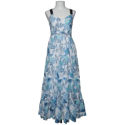 Emme Marella, Maxikleid, Größe: XS, Weiß/Blau/Grün, Baumwolle, Blumen #zYK