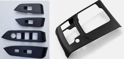 Window Control Panel Trim for Mazda CX-5 and Center Console Cover - Matte Black