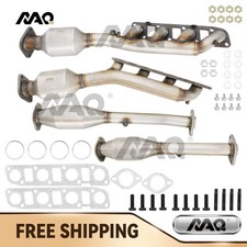 4x Exhaust Manifold Catalytic Converters For 2004-2015 Nissan Titan 5.6l V8 Epa